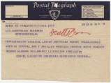 Telegram from Confederación Sindical Latinoamericana in Montevideo, Uruguay, to Governor B.M. Miller in Montgomery, Alabama.