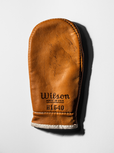 Training boxing glove signed by Cassius Clay