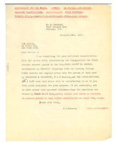 Letter from K. D. Ganaway to Editor of the Crisis