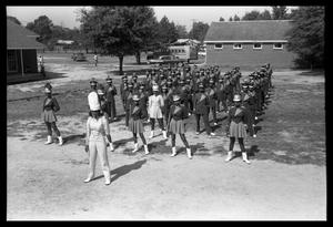 Drill Team Practicing