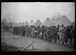 [Untitled photo, possibly related to: Negroes in the lineup for food at mealtime in the camp for flood refugees, Forrest City, Arkansas]