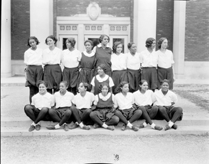 Howard University women's sports team : [acetate film photonegative]