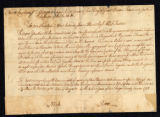 Governor Nathaniel Rice: Commission of Hasell, August 28, 1752