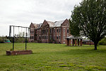 Derelict building at the Mississippi Industrial College historical site in Holly Springs, Mississippi