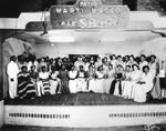 Members of the National Beauty Association posing on the patio of the Marti-Maceo Club