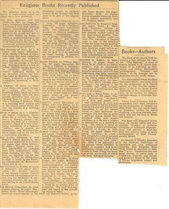 Religious books recently published