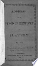 Thumbnail for Address on slavery