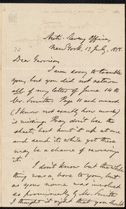 Letter to] Dear Garrison [manuscript