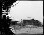 Construction of the China pavilion