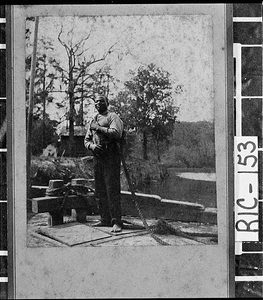 Photograph of ferryman, Richmond County, Georgia, ca. 1897