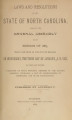 Laws and resolutions of the State of North Carolina, passed by the General Assembly at its session [1883] Laws, etc.