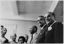 The Little Rock Nine with Daisy Bates, Earl Brown, Governor Averell Harriman, and Jay Rubin, New York, NY, 1958