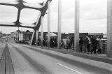 Civil rights marchers on the Edmund Pettus Bridge in Selma, Alabama, on Bloody Sunday.