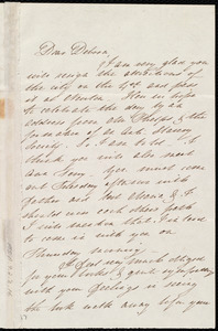 Letter from Mary Gray Chapman to Deborah Weston, Thursday, 28th [June 1838], our dear Ann's birthday