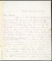 Thumbnail for Letter to] Dear Madam [manuscript