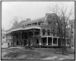 Construction of the Rhode Island pavilion for the 1904 World's Fair