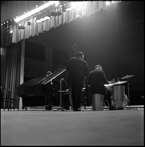 Dave Brubeck Quartet on North Texas State University stage