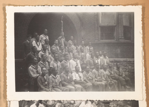 Photograph of African American men in Boy Scout uniforms, Georgia