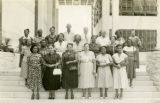 Group Posed in Three Rows