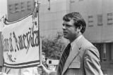 Marcher in a United Klans of America march in Mobile, Alabama.