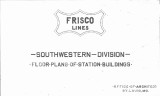 Frisco Lines Southwestern Division floor plans of station buildings