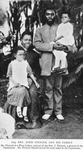 Rev. John Pinnock and his family. Mr Pinnock is a West Indian, and son of the Rev. J. Pinnock, a pioneer in the Cameroons. Mr Pinnock himself served for some years in the Cameroons