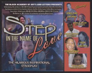 Flyer: Step in the Name of Love