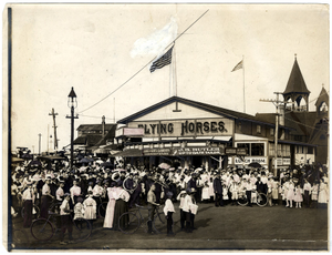 Arrival of the Band, Oak Bluffs, Mass., 1905-1910