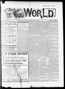 The Indianapolis World. (Indianapolis, Ind.), Vol. 18, No. 30, Ed. 1 Saturday, January 27, 1900