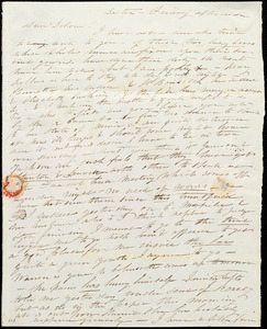 Letter from Caroline Weston, Boston, [Mass.], to Deborah Weston, Friday afternoon, [ca. 26 Oct. 1842]