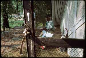 Outsider art: Theodore Hill. Maggie Holtzberg interviewing Theodore Hill with some of his visual art pieces