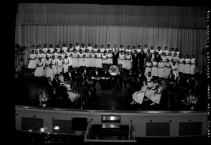 Cardozo High School Orchestra and Chorus, June, 1958 [cellulose acetate photonegative]