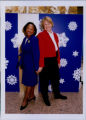 Mayor Sayles Belton and Unidentified Woman at "Minneapolis Unwrapped" Event