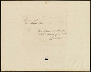 Letter to] Rev. A. A. Phelp, Dear Sir [manuscript