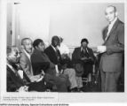 Golden Agers with negro legislator Representative James Hunter