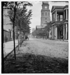 [Charleston, S.C. Meeting Street, near Broad; St. Michael's Church in middle distance]