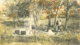 Mary Ann, an African American woman, washing clothes in Wilcox County, Alabama.