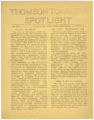 Thomson Township Spotlight, Volume 3, Number 2, Thomson High School, Esko, Minnesota