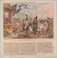 Me teach de English republicans to work graphic : scene, a ploughed field / Sir John Dalrymple invt. ; Js. Gillray fecit.