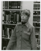 Black student solidarity protest in Wilbur Cross Library