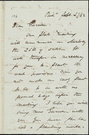 Letter to] Dear Garrison [manuscript