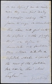 Letter to] Dear Garrison [manuscript