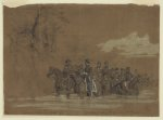 General Sickles and Staff in a reconnoitering expedition along the banks of the Potomac