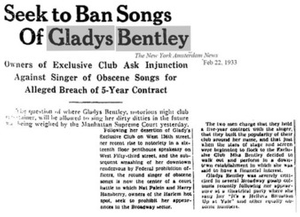 Thumbnail for Seek to Ban Songs of Gladys Bentley