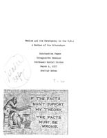 Sexism and the patriarchy in the U.S.: a review of the literature, 1977