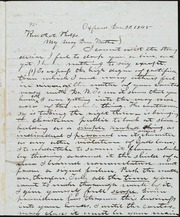 Letter to] My Very Dear Brother [manuscript