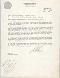 Report of Racial Discrimination in Civilian Community