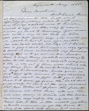 Unfinished letter to] Dear Caroline [manuscript