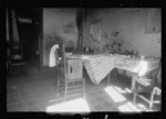 Kitchen of Negro dwelling in slum area near House office building, Washington, D.C.