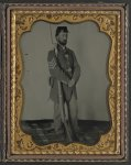 Thumbnail for [Unidentified soldier in Union uniform with bayoneted musket]